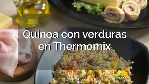 Quinoa con verduras en Thermomix