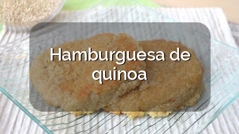 Hamburguesa de quinoa