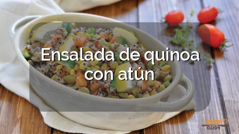 Ensalada de quinoa con atún