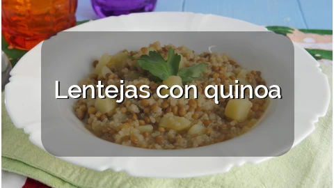 Lentejas con quinoa