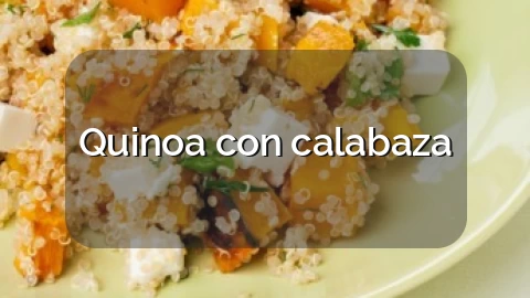 Quinoa con calabaza