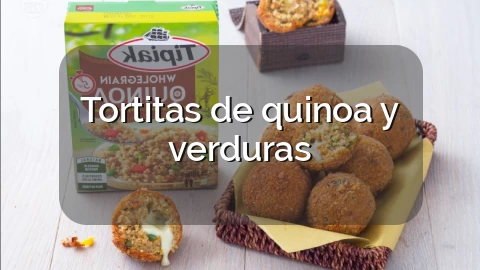 Tortitas de quinoa y verduras